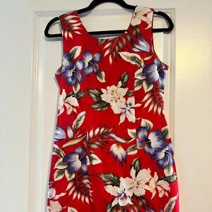 Hawaiian print dress